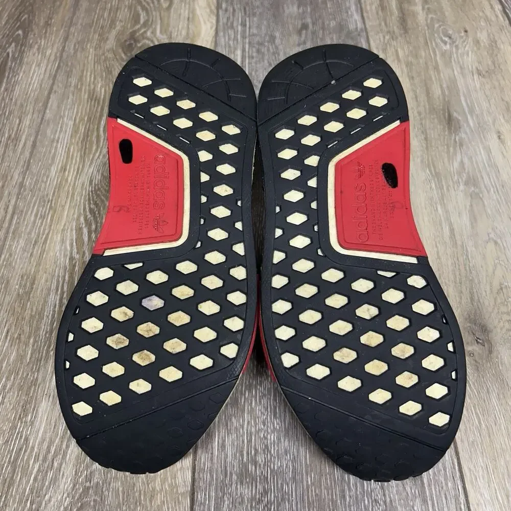 Adidas Youth US Size 6 Red Black NMD_R1 Speckle Pack Scarlet Low EF3648 Shoes